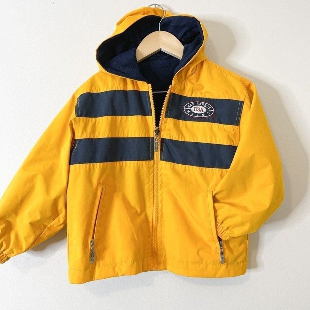 Bar Harbor Maine Reversible Yellow Sz M